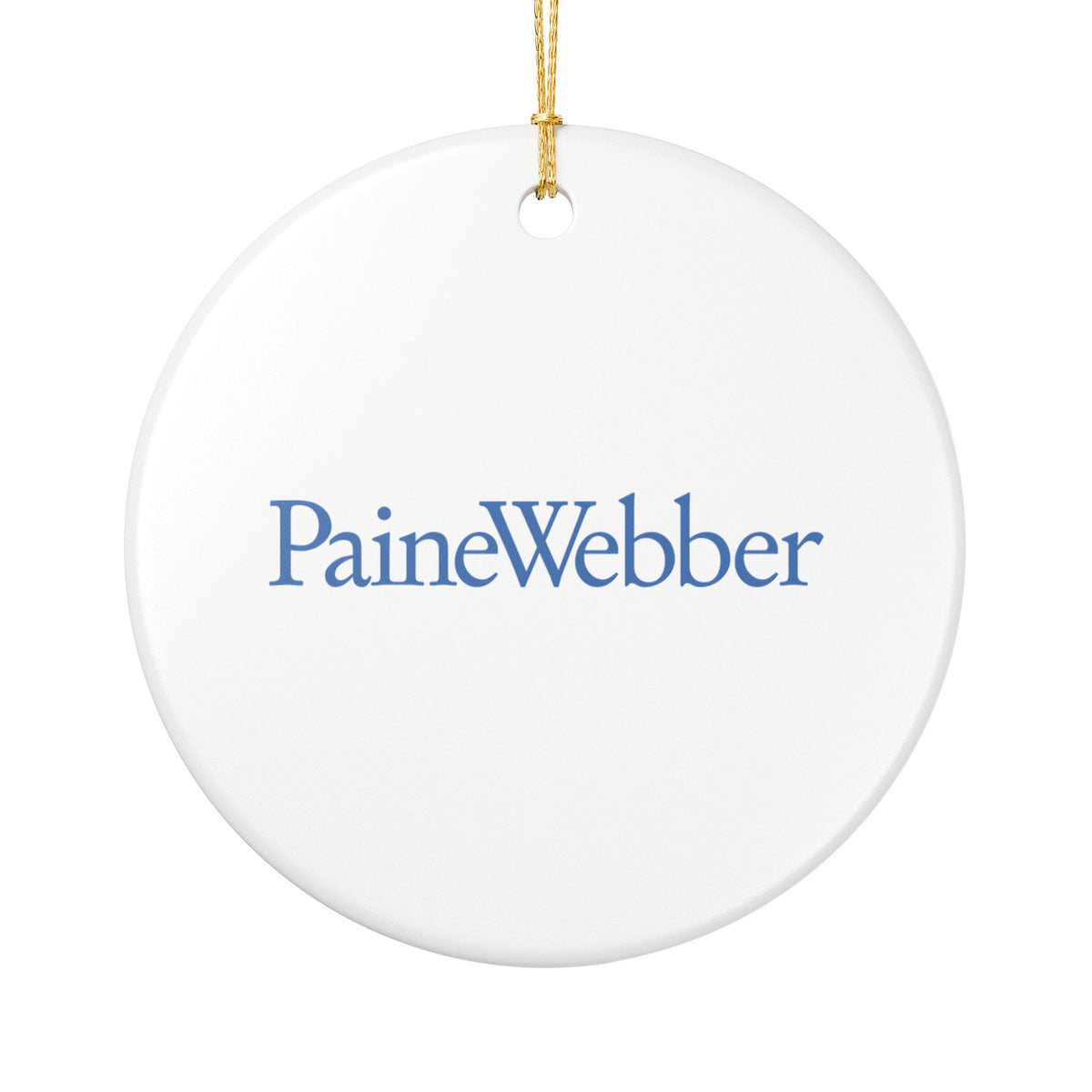 PaineWebber Ceramic Ornament