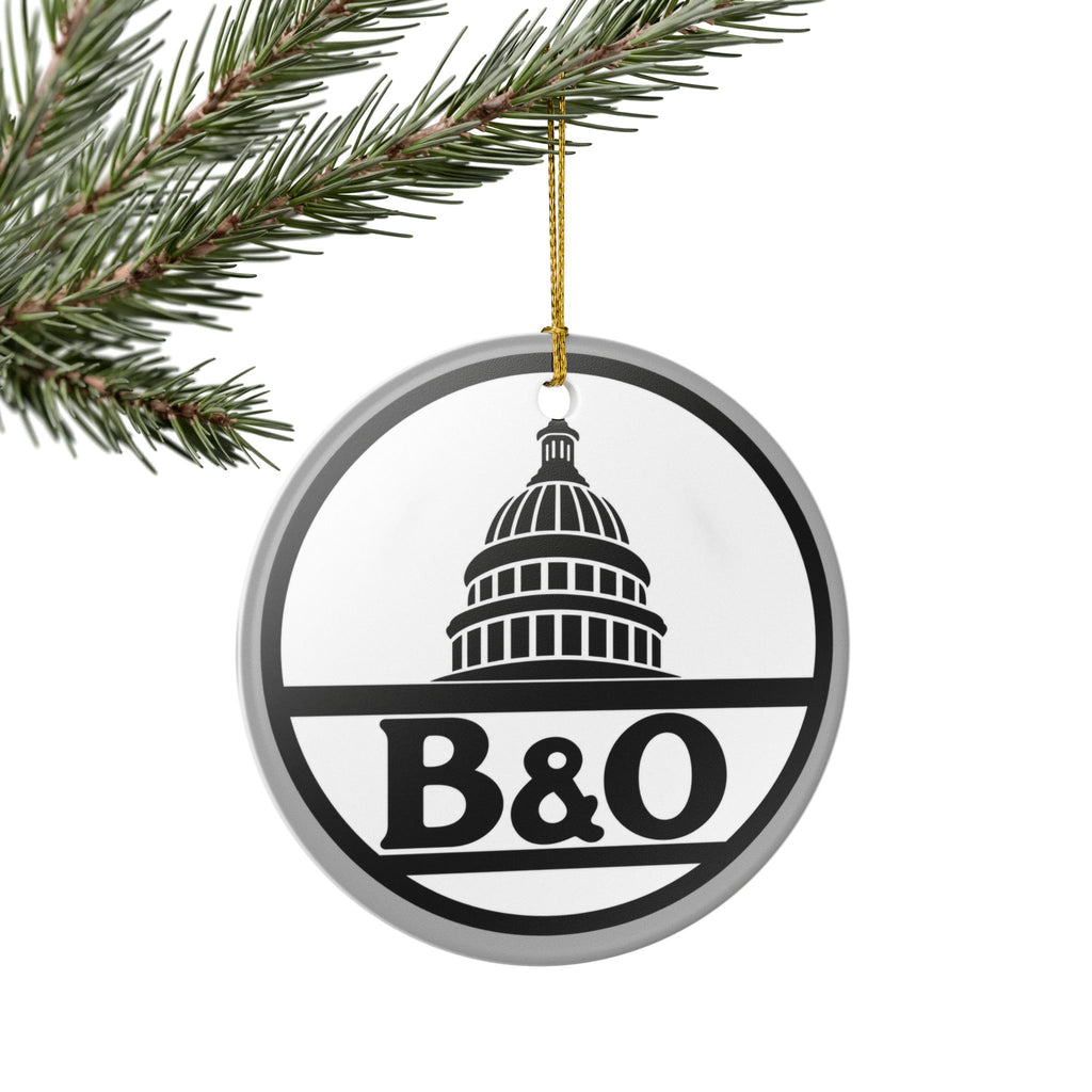 Baltimore and Ohio Railroad Ceramic Ornament