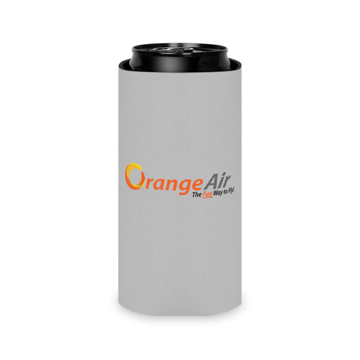 Orange Air Can Cooler