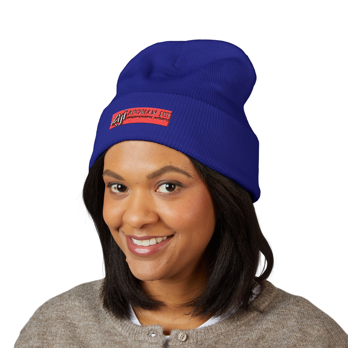 Afghan Jet International Airlines Cuffed Beanie
