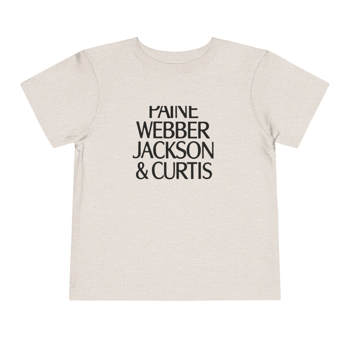 Paine Webber Jackson & Curtis Toddler Tee / T-Shirt