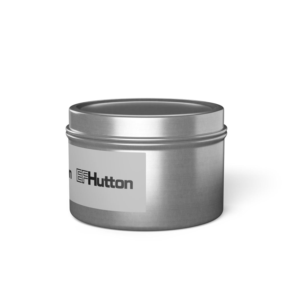 E. F. Hutton Tin Candle