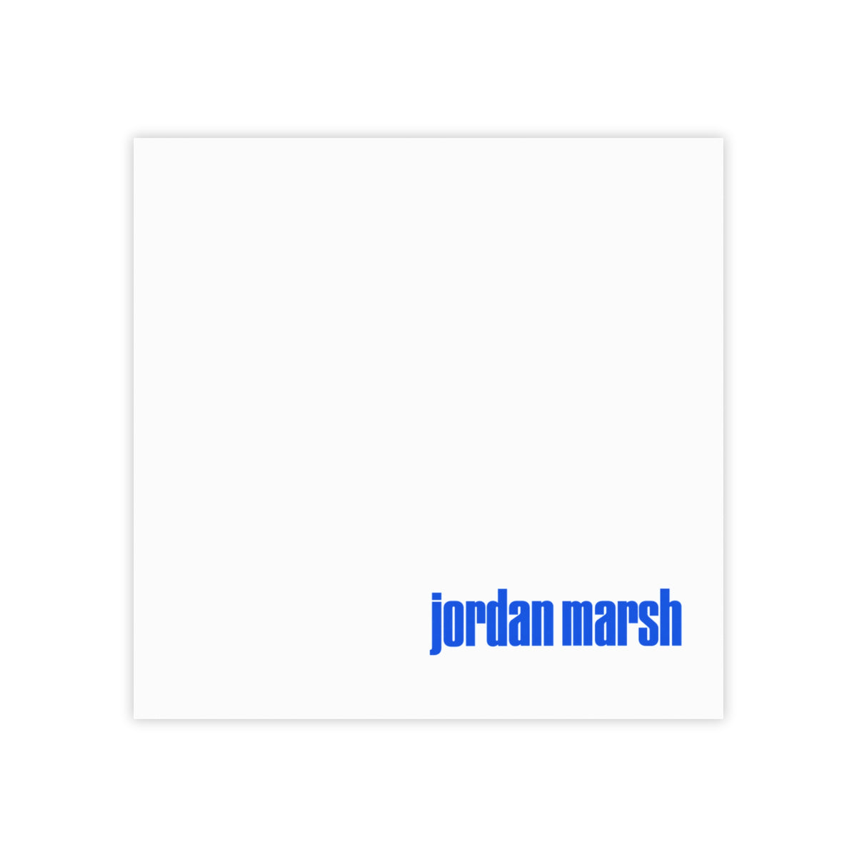 Jordan Marsh Sticky Post-it Note Pad
