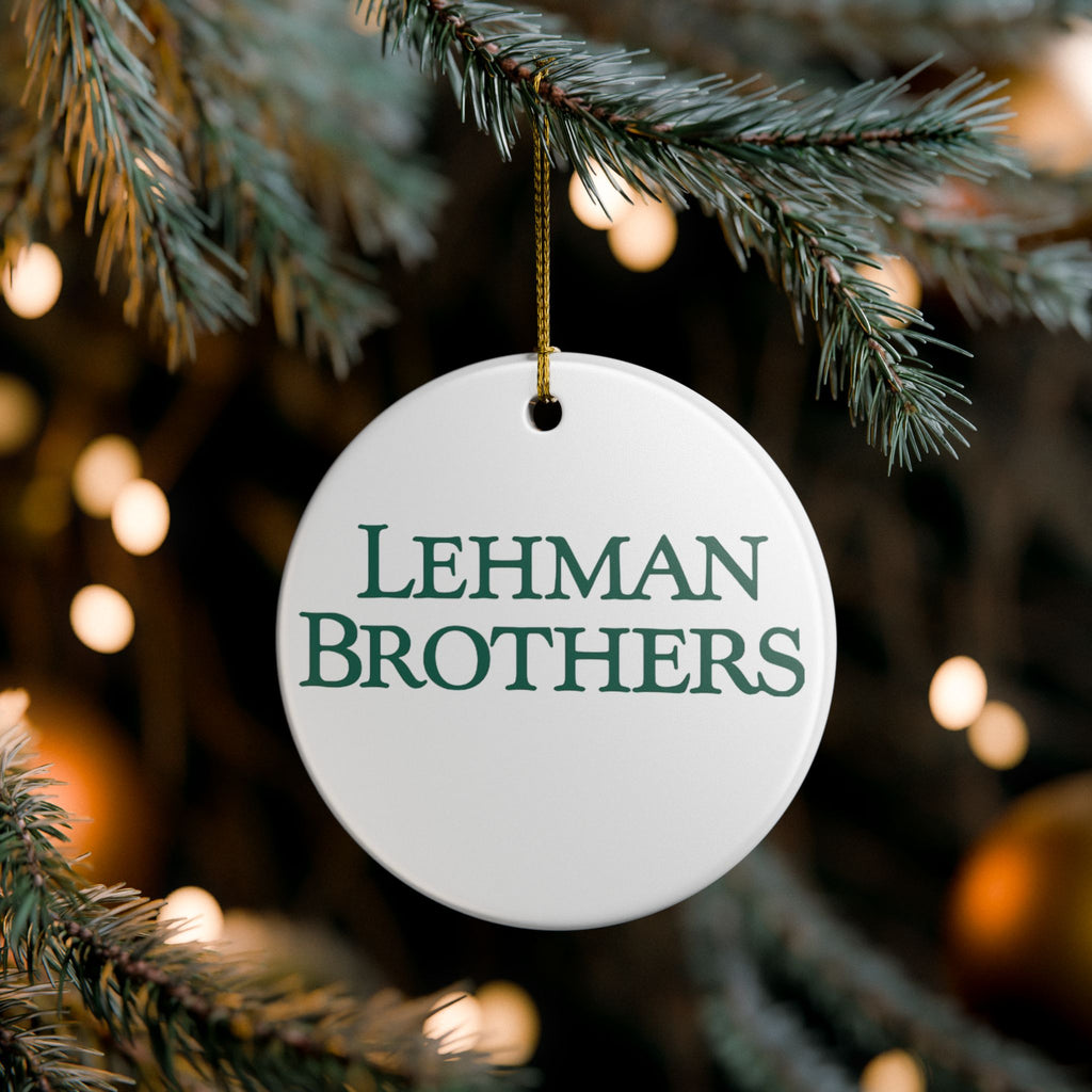 Lehman Brothers Ceramic Ornament