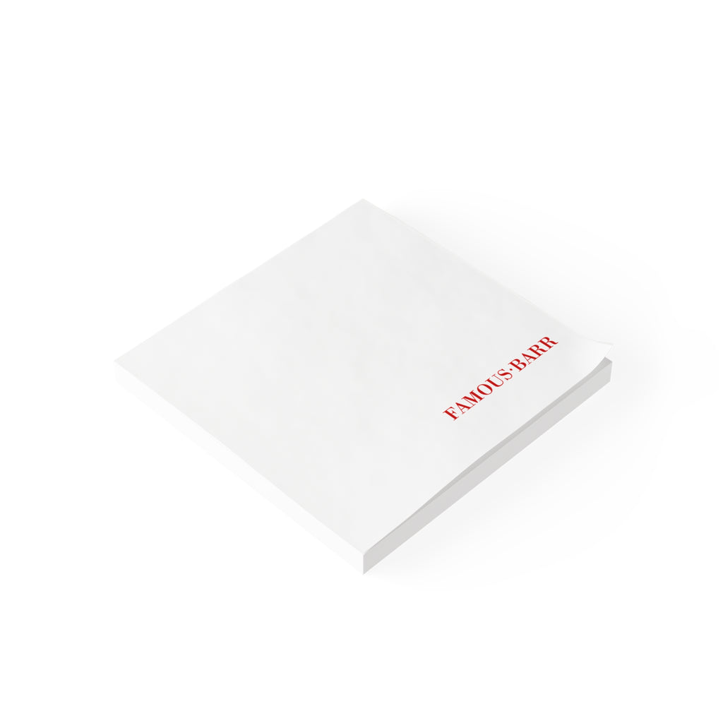 Famous-Barr Sticky Post-it Note Pad