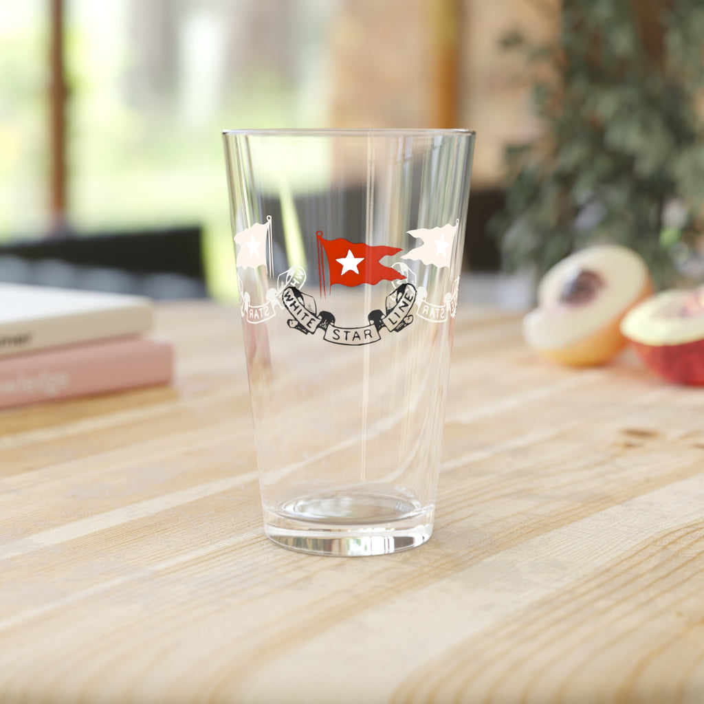 White Star Line 16oz Pint Glass