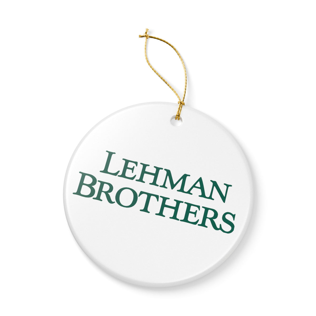 Lehman Brothers Ceramic Ornament