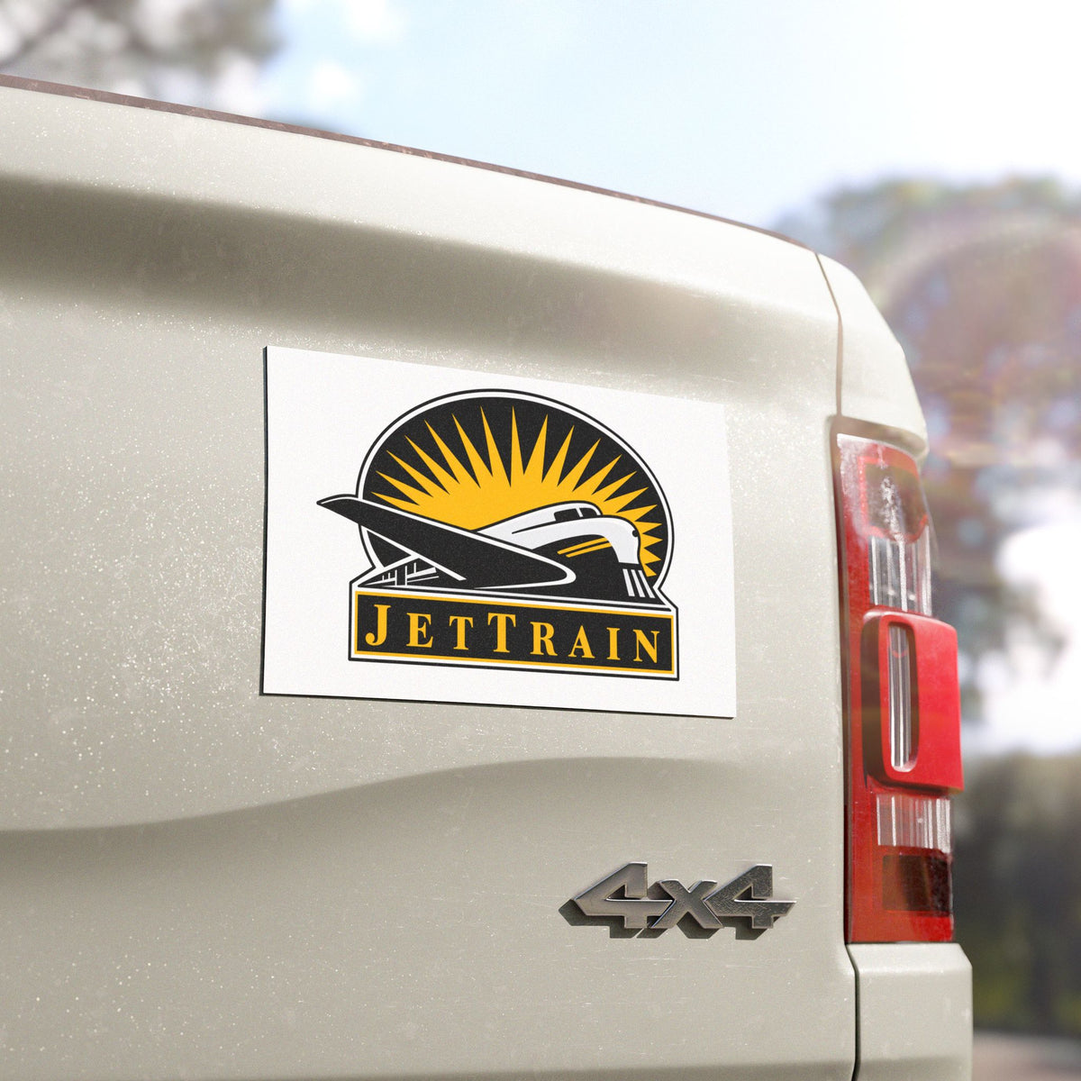 Bombardier JetTrain Car Magnet