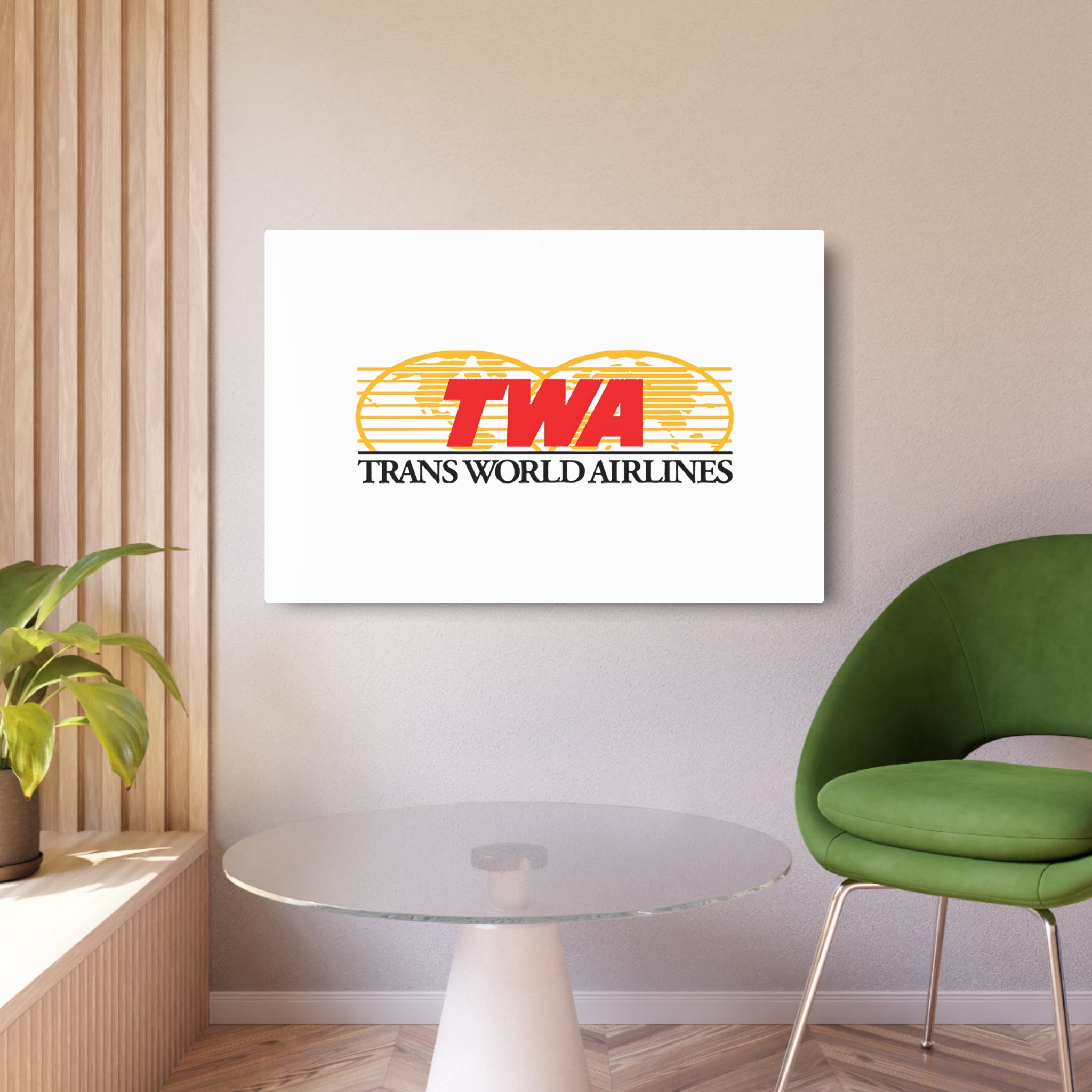 Trans World Airlines (TWA) Metal Sign
