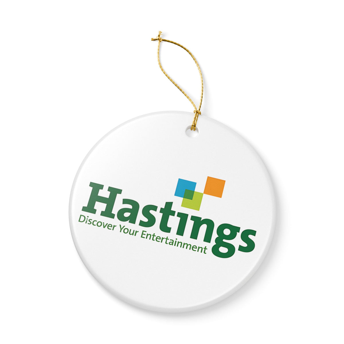 Hastings Entertainment Ceramic Ornament