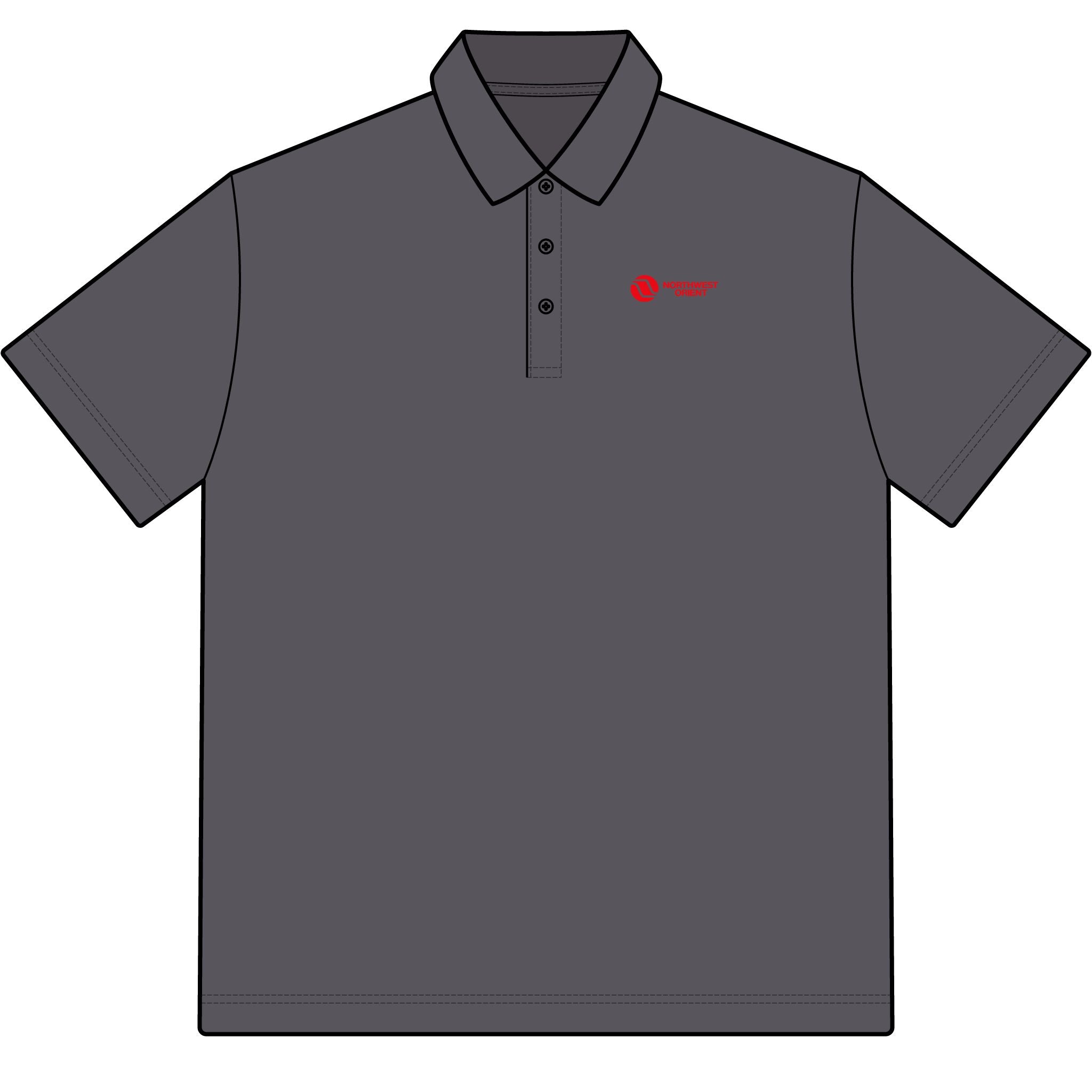 Northwest Orient Airlines Cotton Polo Shirt