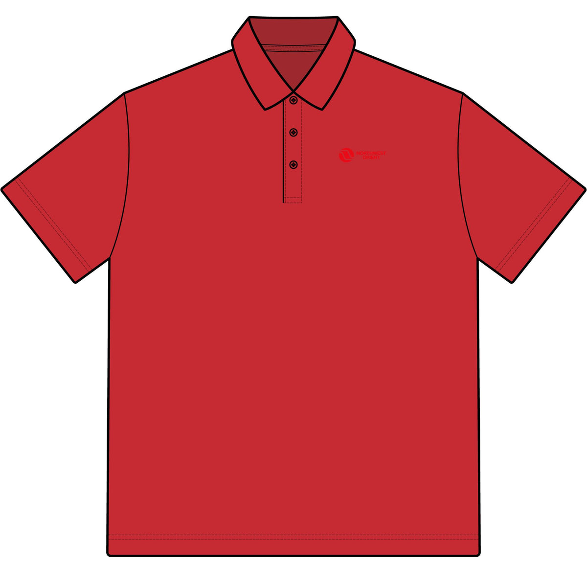 Northwest Orient Airlines Cotton Polo Shirt