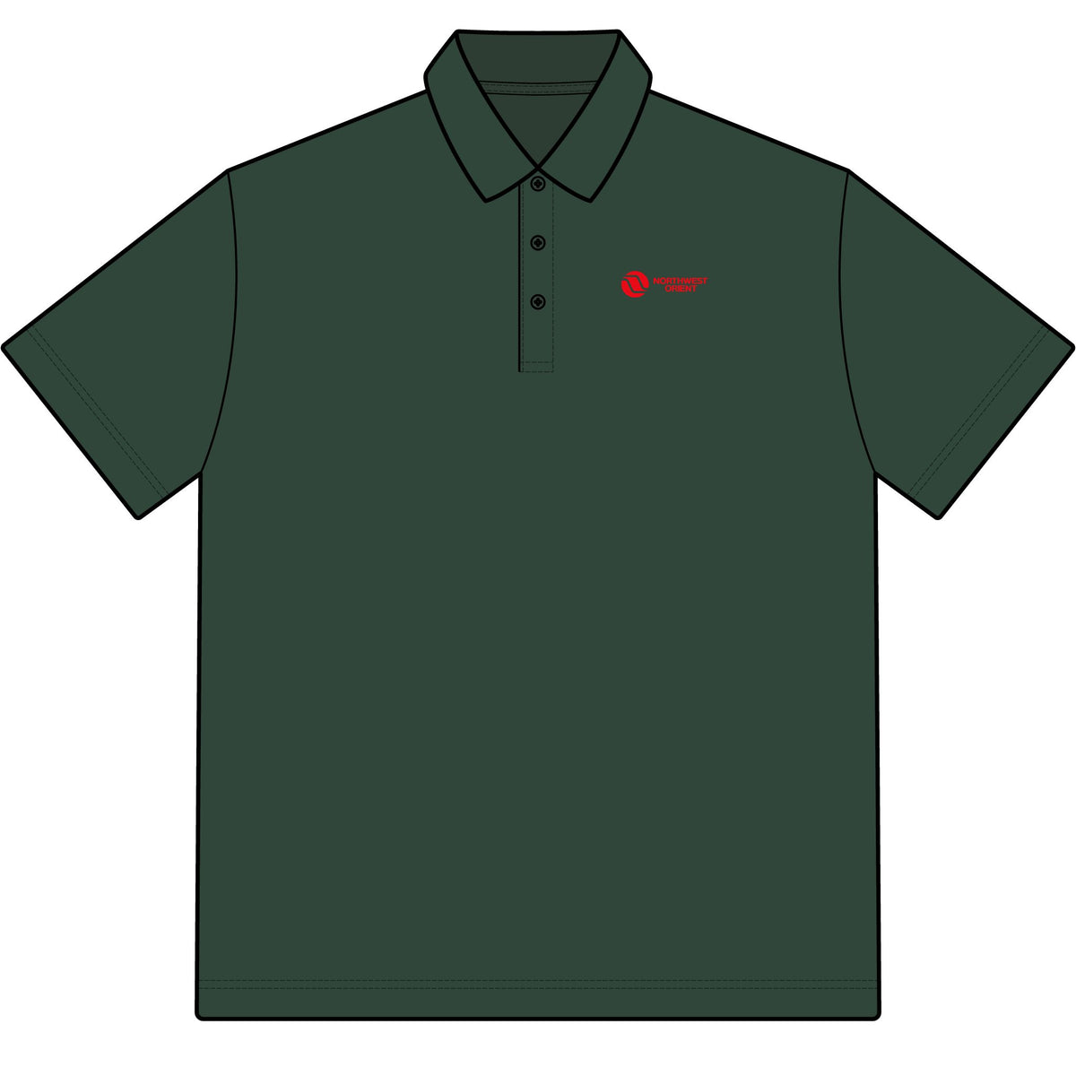 Northwest Orient Airlines Cotton Polo Shirt