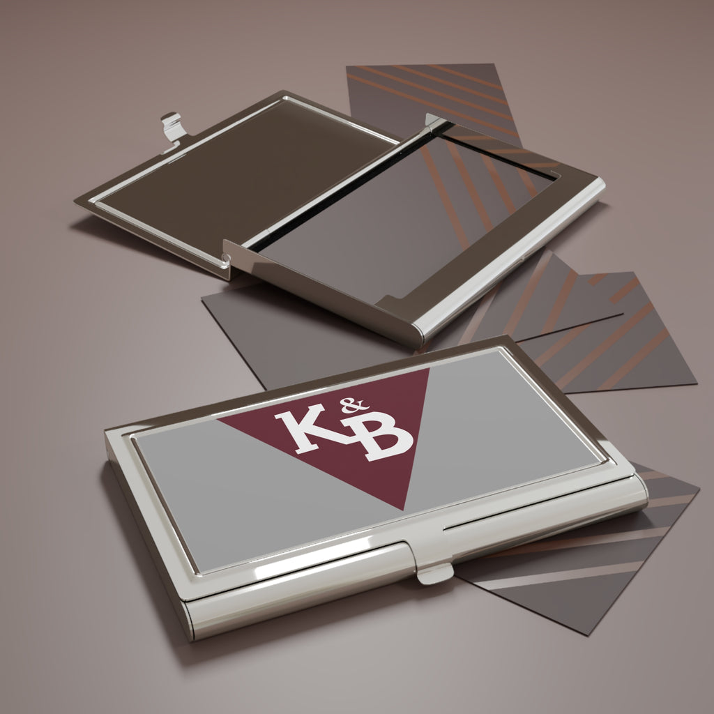 Kroch's and Brentano's Metal Business Card Holder