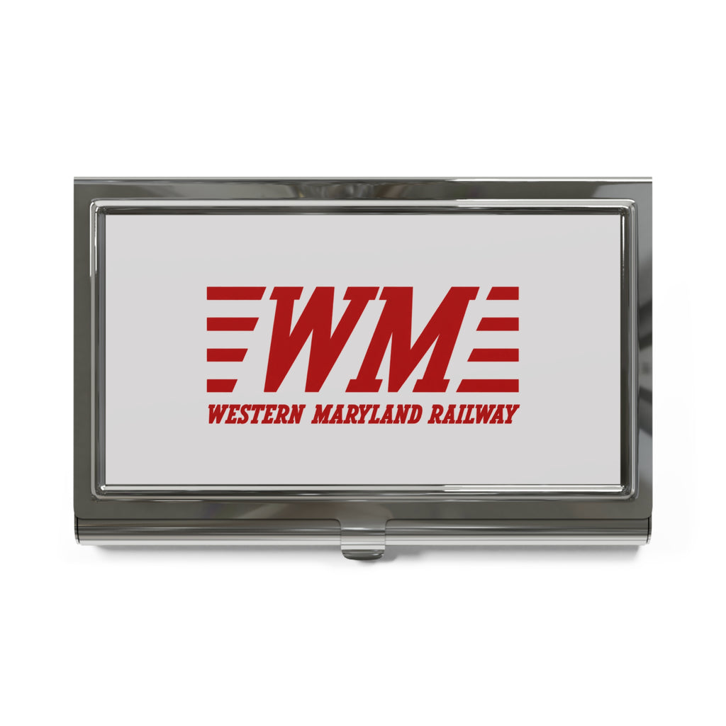 Western Maryland Railway Metal Business Card Holder