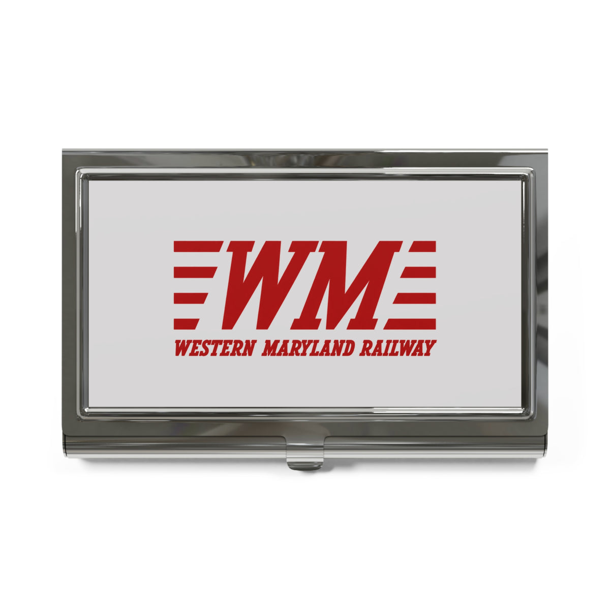 Western Maryland Railway Metal Business Card Holder
