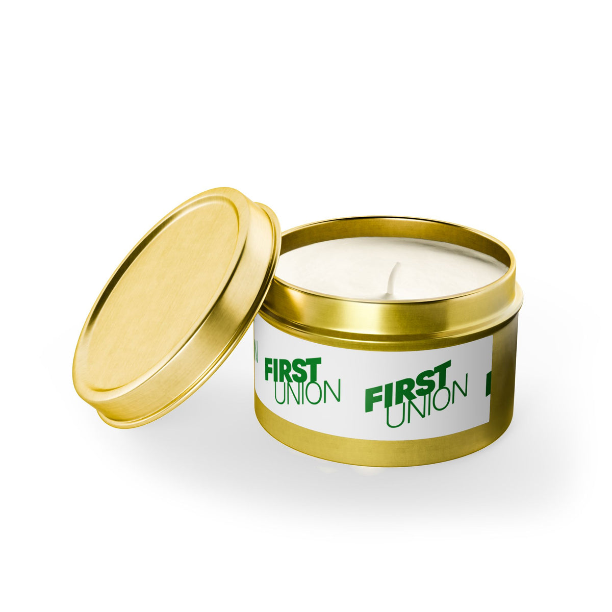 First Union Tin Candle