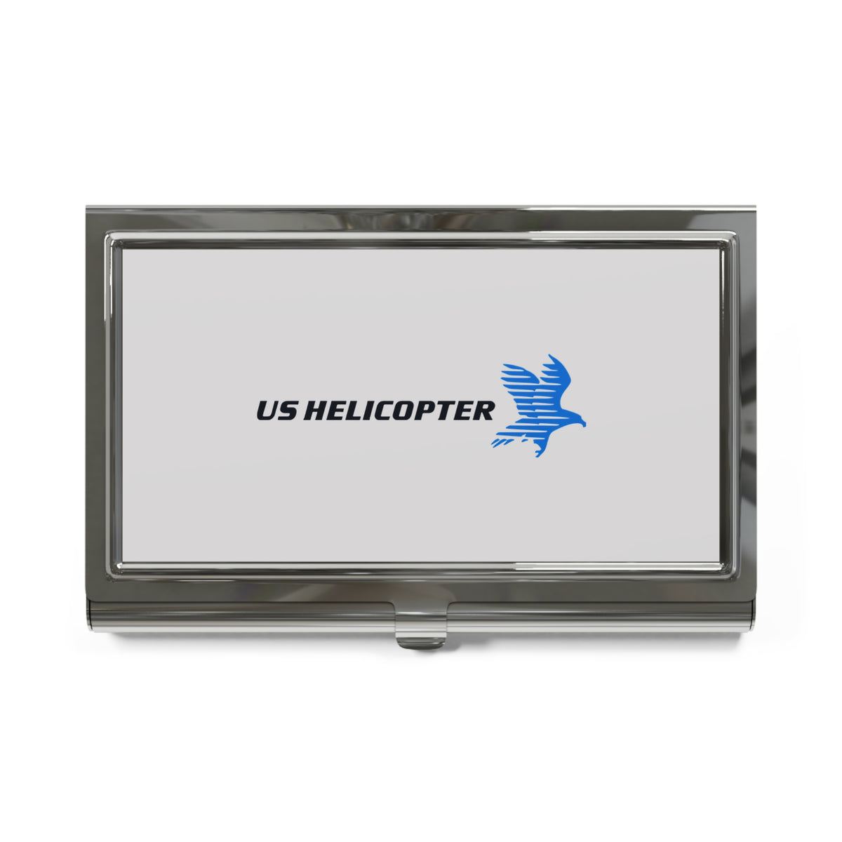 US Helicopter Metal Business Card Holder