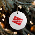 Chicago Milwaukee St. Paul and Pacific Railroad Ceramic Ornament