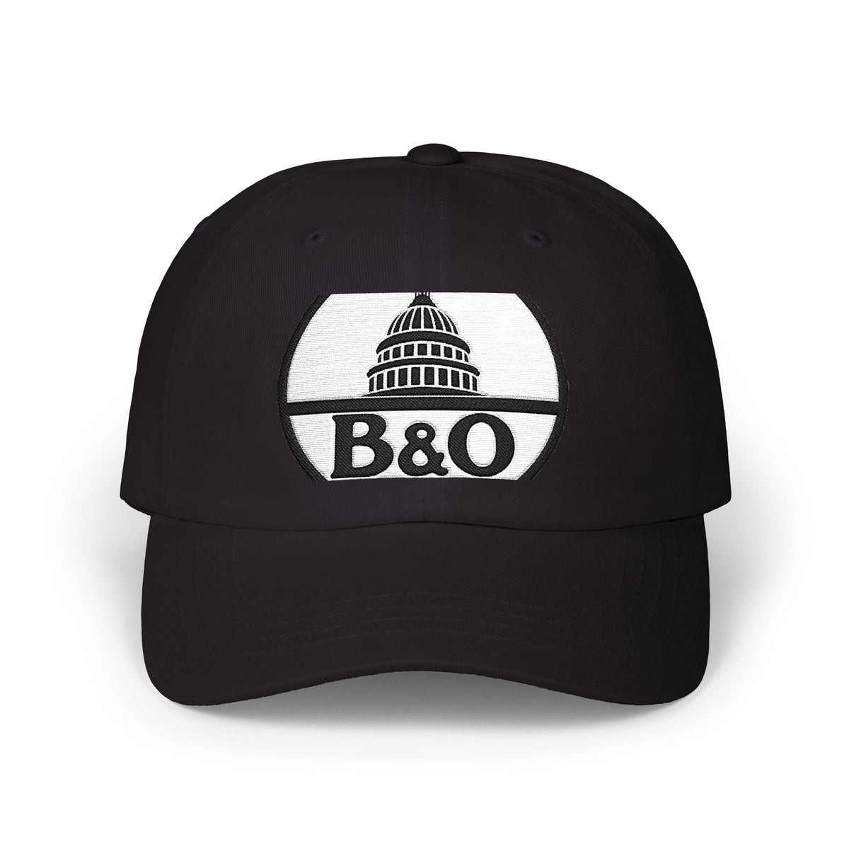 Baltimore and Ohio Railroad Embroidered Dad Cap Hat