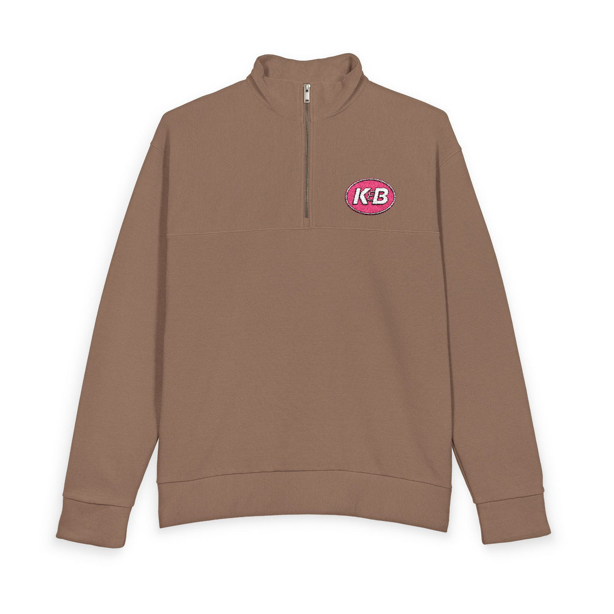 K&B (Katz & Besthoff) Heavy Knit Quarter-Zip Sweatshirt