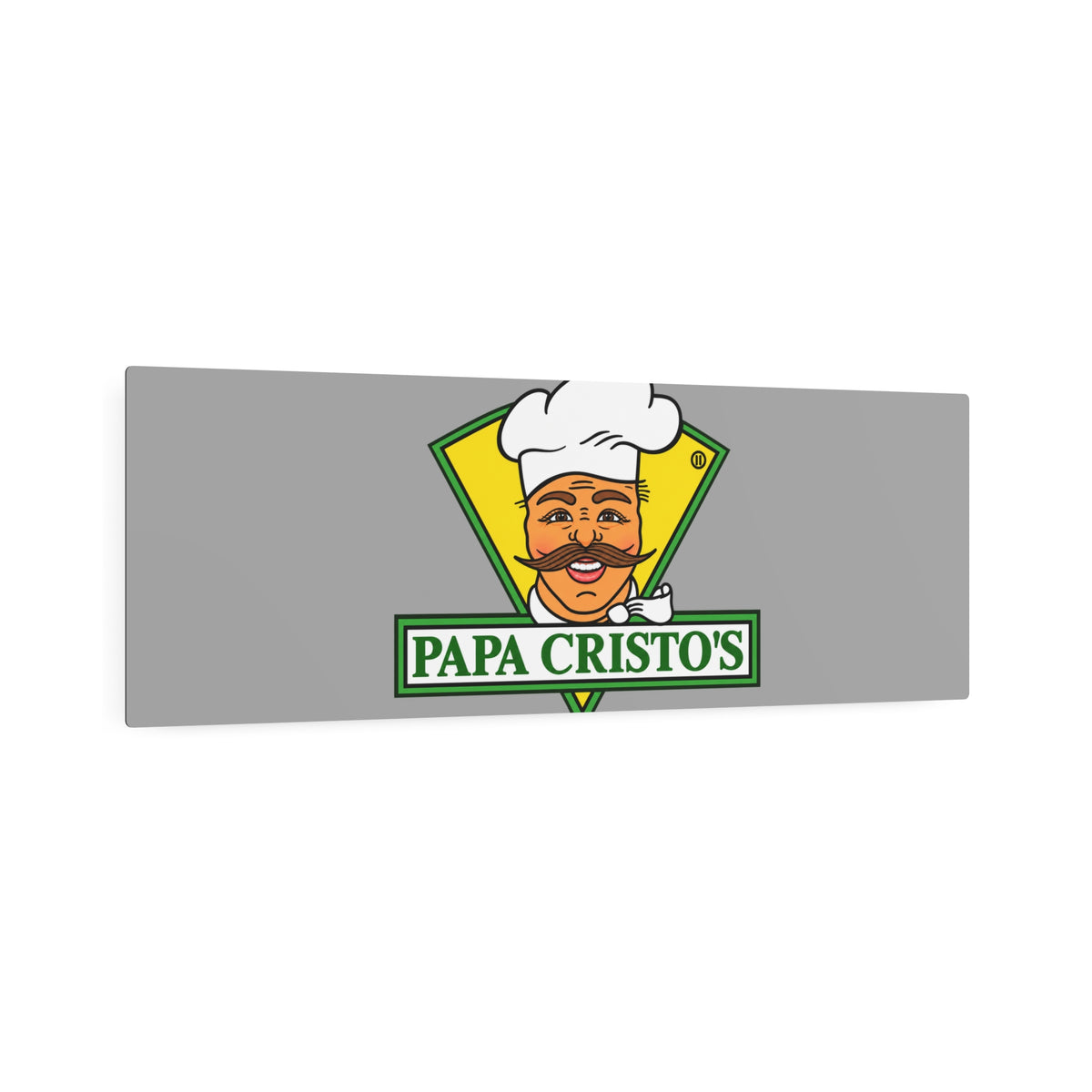 Papa Cristo's Metal Sign