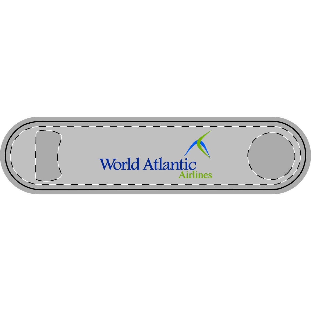 World Atlantic Airlines Metal Bottle Opener