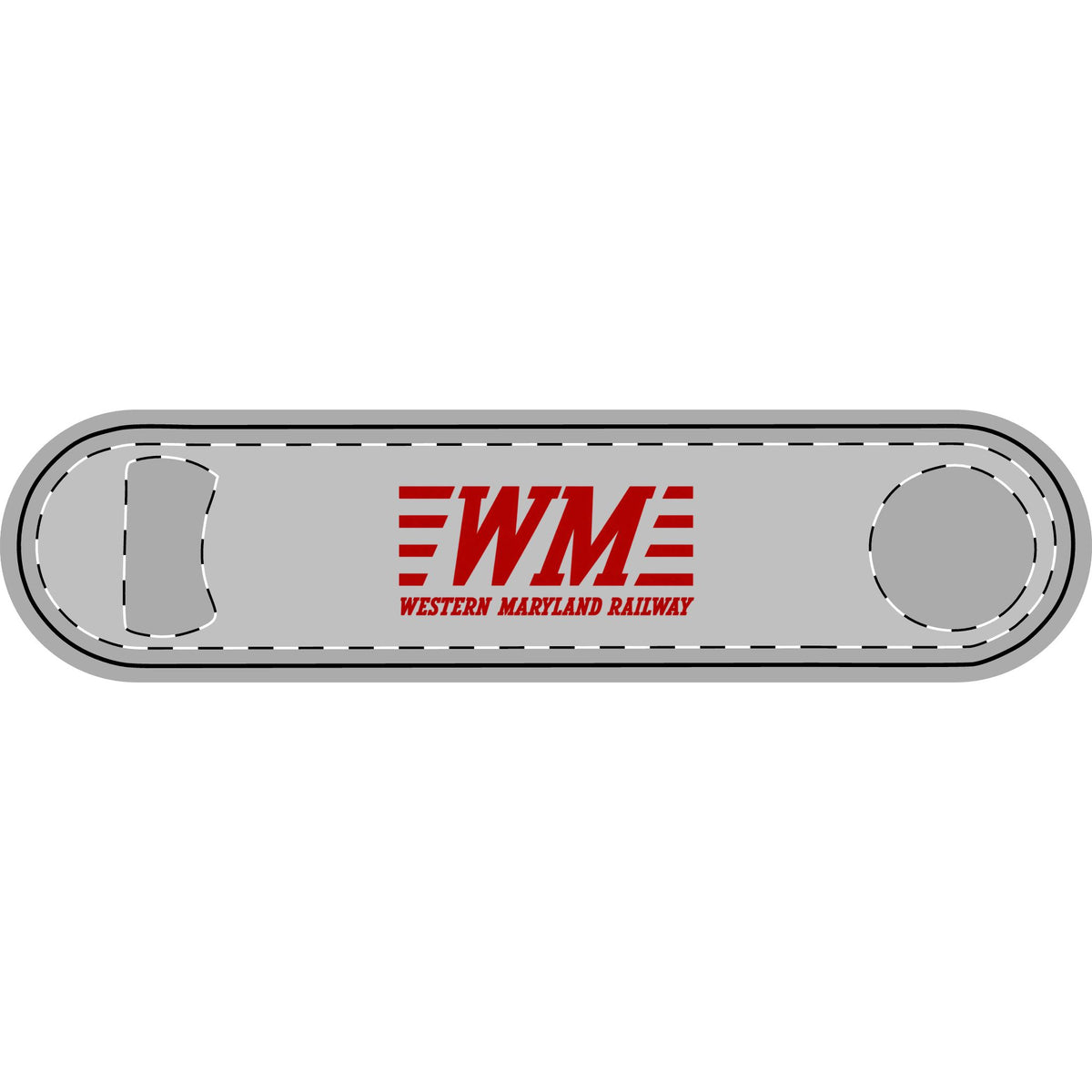 Western Maryland Railway Metal Bottle Opener