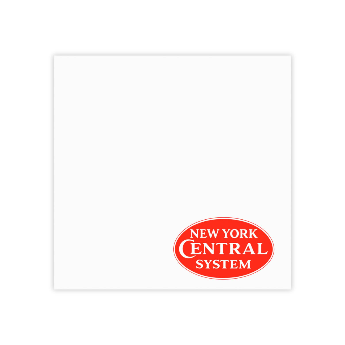New York Central Railroad Sticky Post-it Note Pad