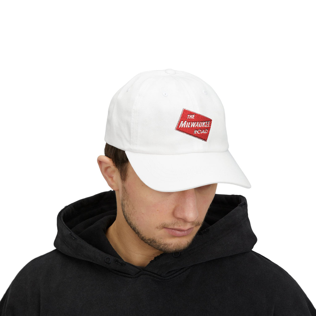 Chicago Milwaukee St. Paul and Pacific Railroad Embroidered Dad Cap Hat