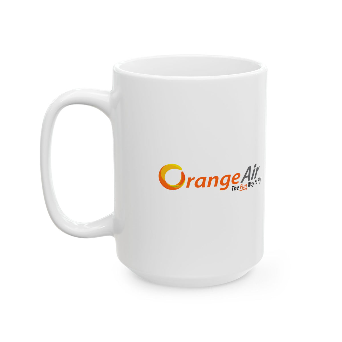 Orange Air Ceramic Coffee Mug