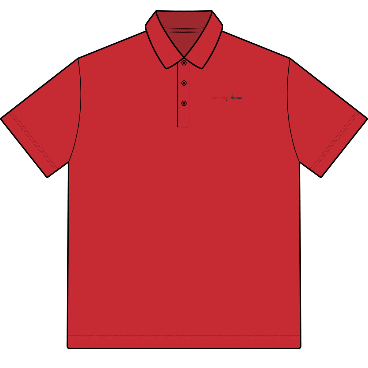 New York Airways Cotton Polo Shirt