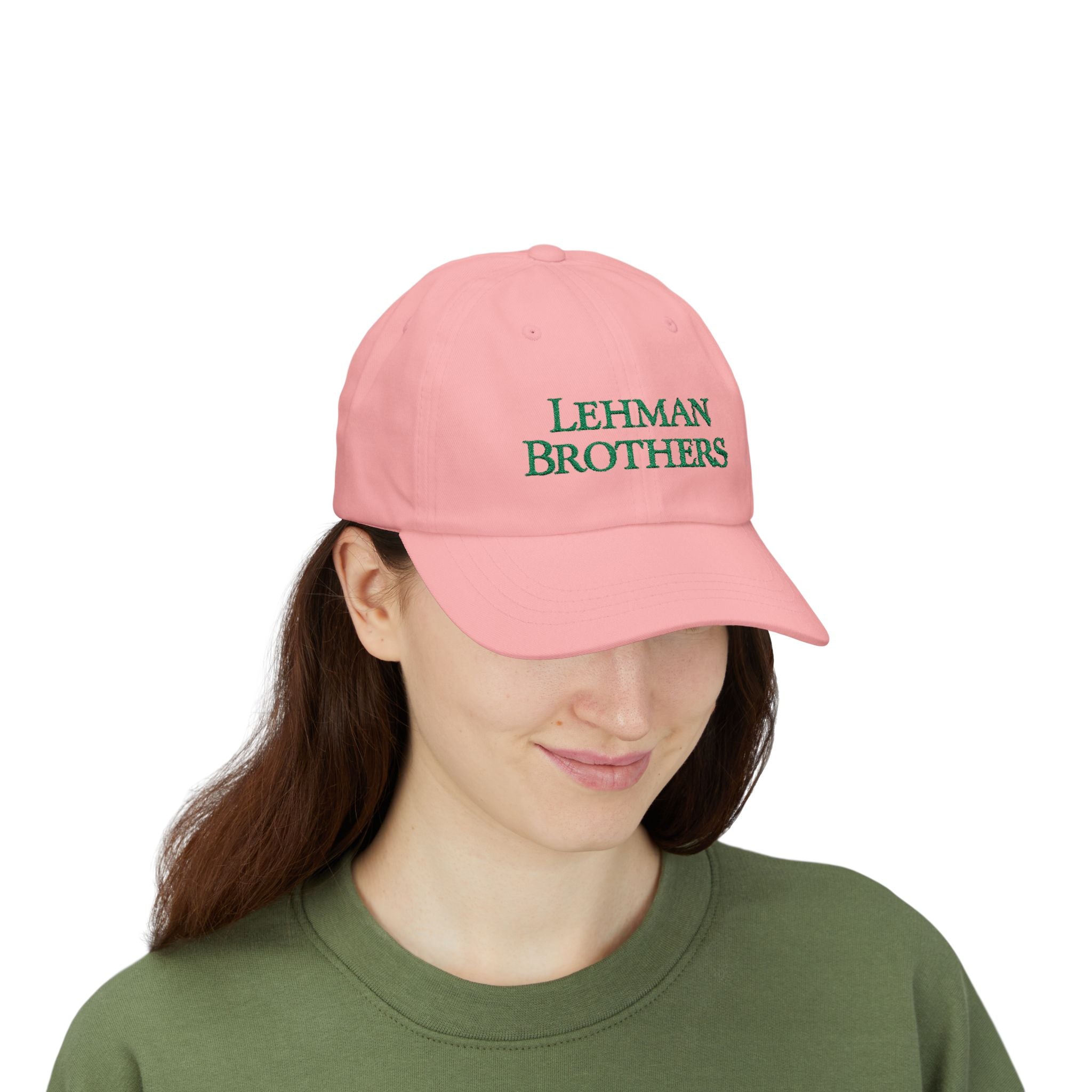 Lehman Brothers Embroidered Dad Cap Hat