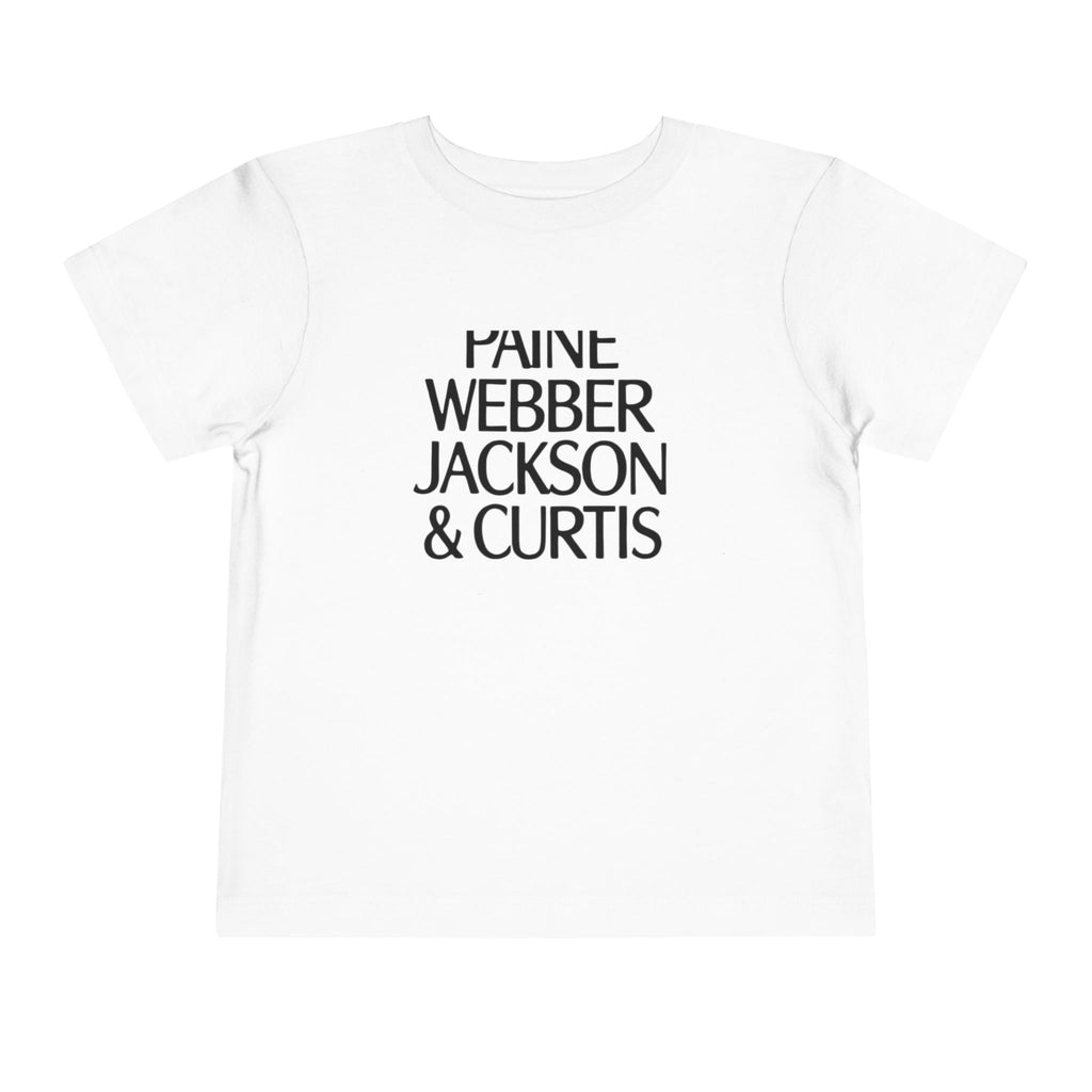 Paine Webber Jackson & Curtis Toddler Tee / T-Shirt