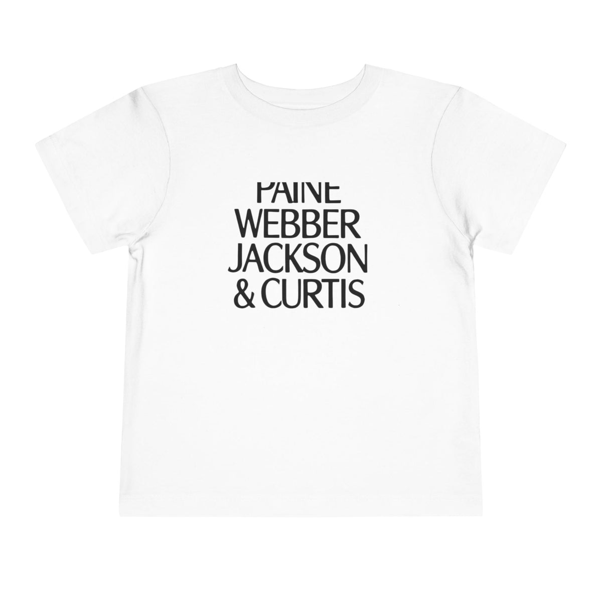 Paine Webber Jackson & Curtis Toddler Tee / T-Shirt