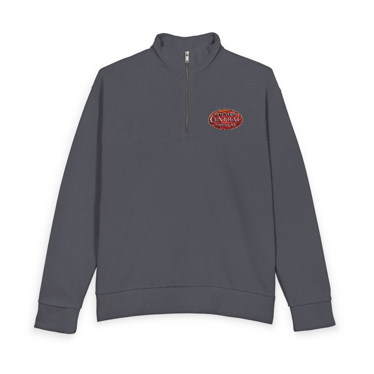 New York Central Railroad Heavy Knit Quarter-Zip Sweatshirt