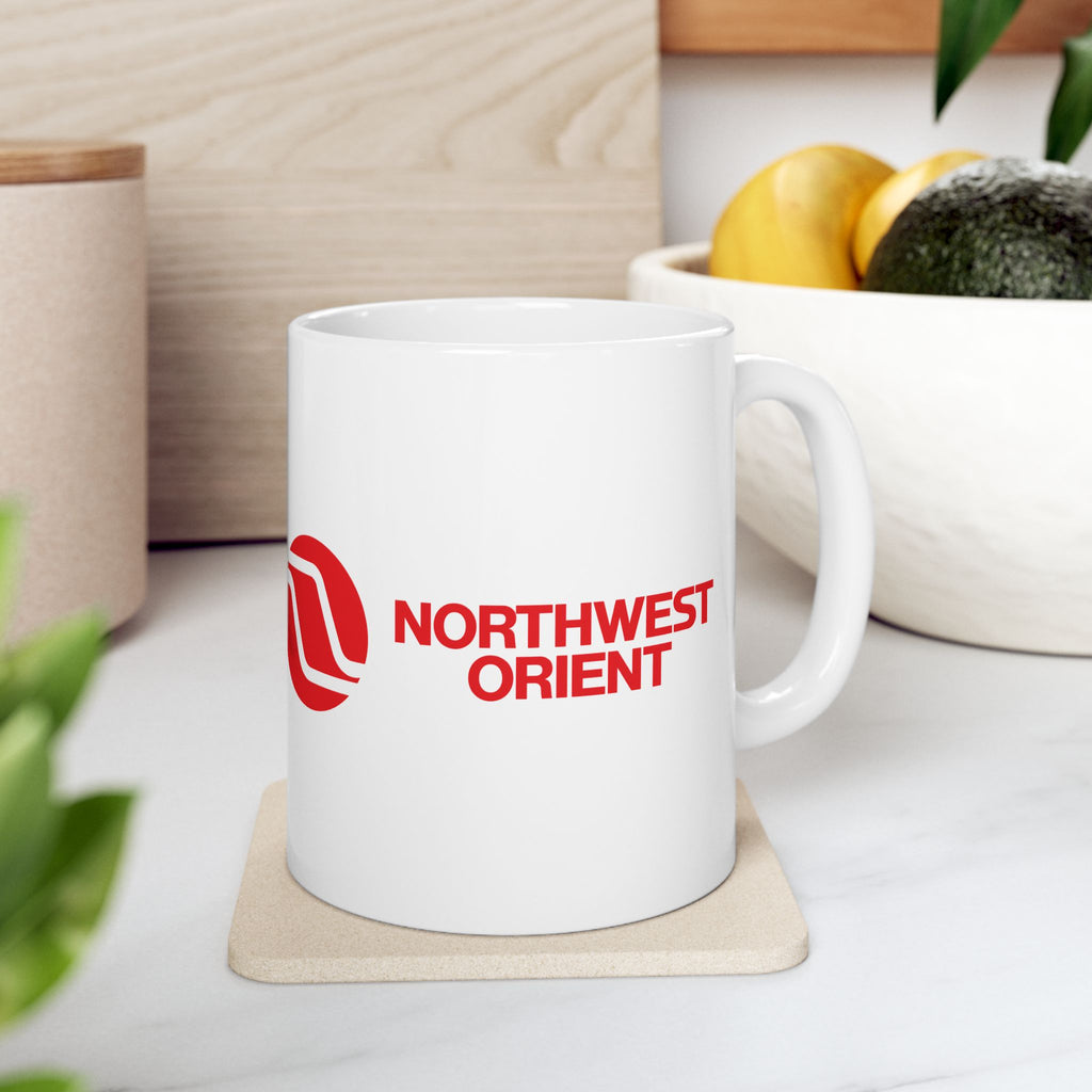 Northwest Orient Airlines Ceramic Coffee Mug