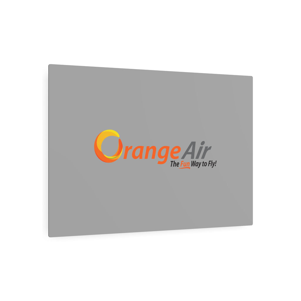 Orange Air Metal Sign