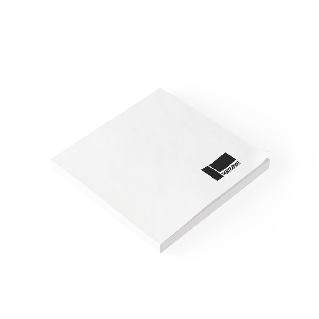Participant Media Sticky Post-it Note Pad