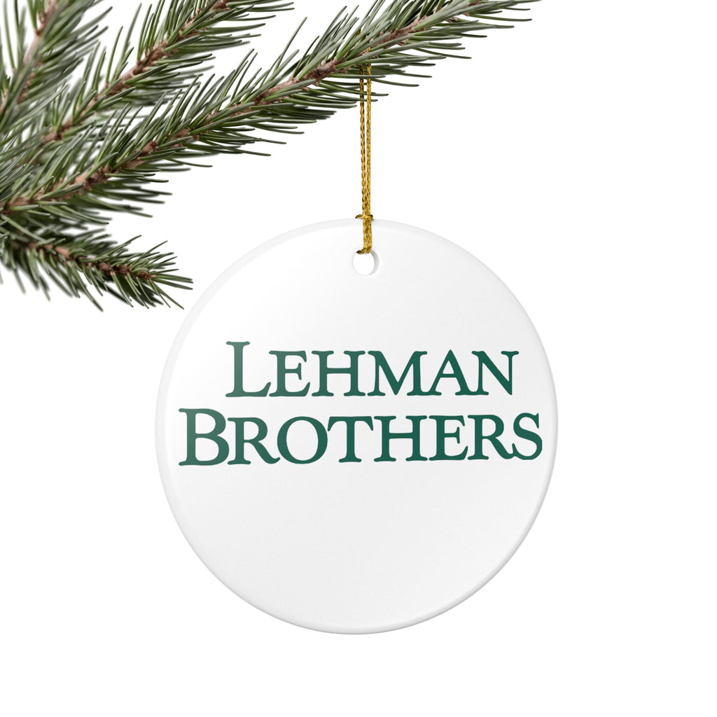 Lehman Brothers Ceramic Ornament
