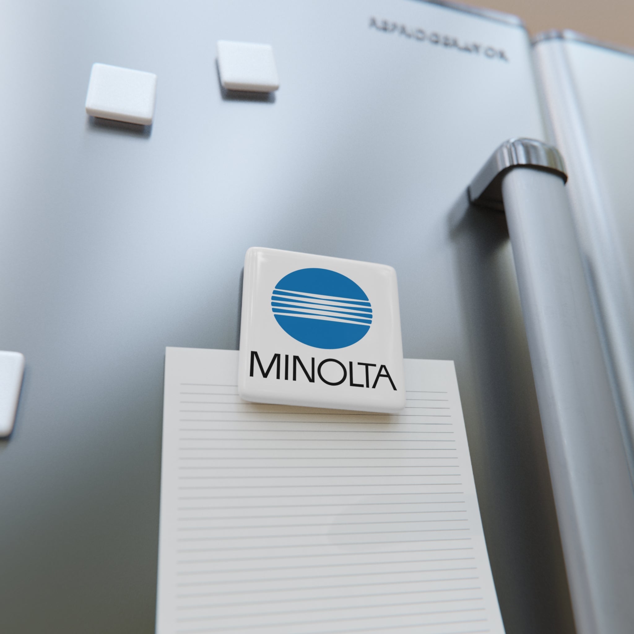 Minolta Square Porcelain Fridge Magnet