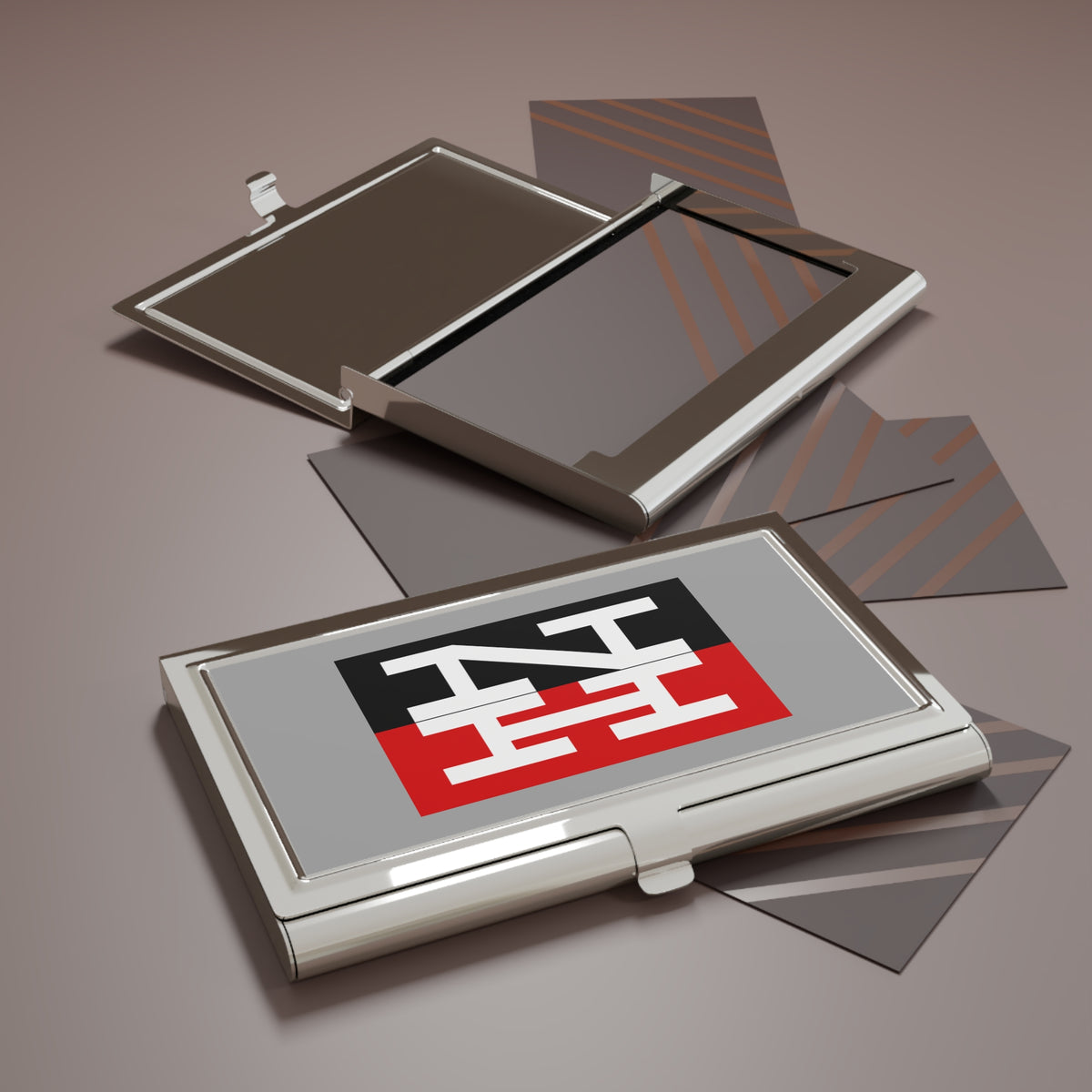 New York, New Haven and Hartford Railroad Metal Business Card Holder