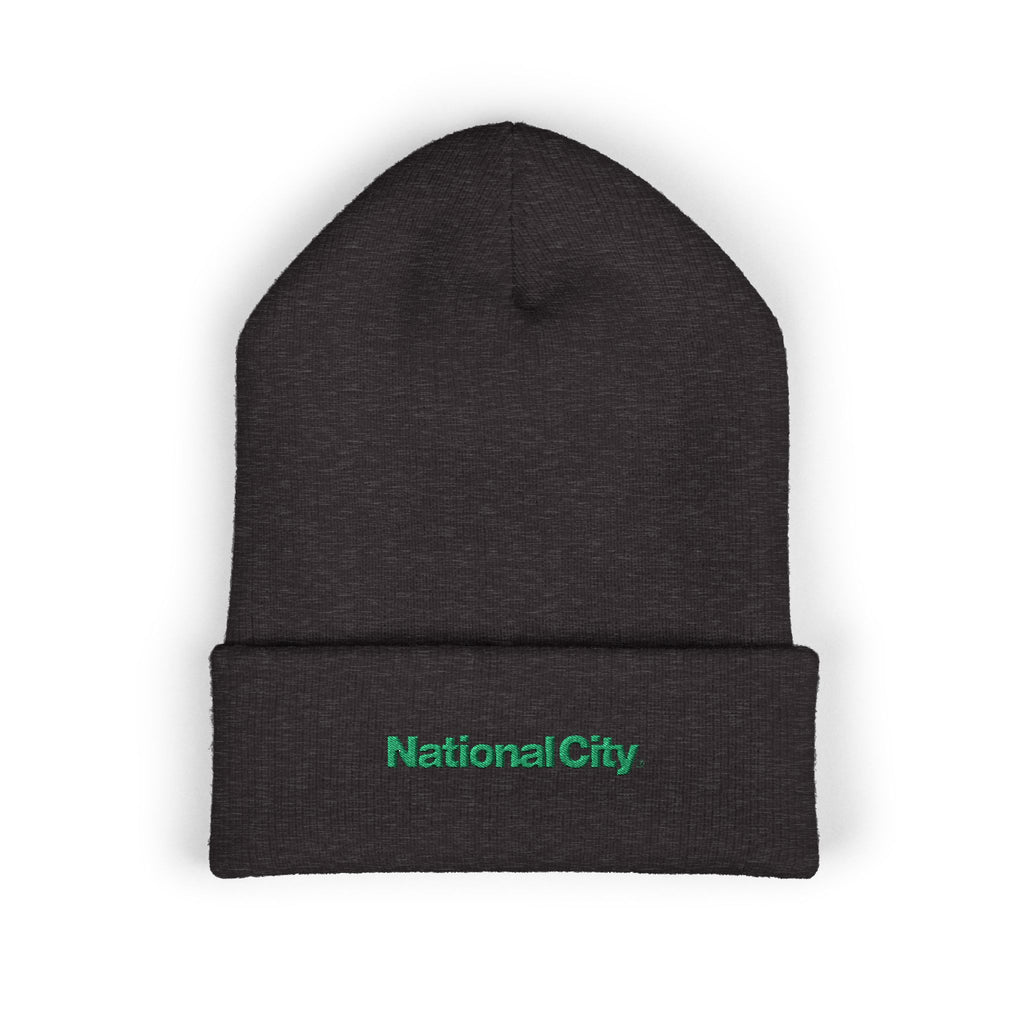 National City Bank Cuffed Beanie