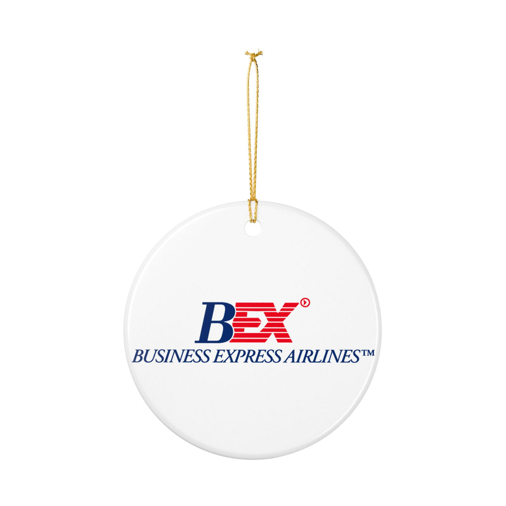 Business Express Airlines Ceramic Ornament