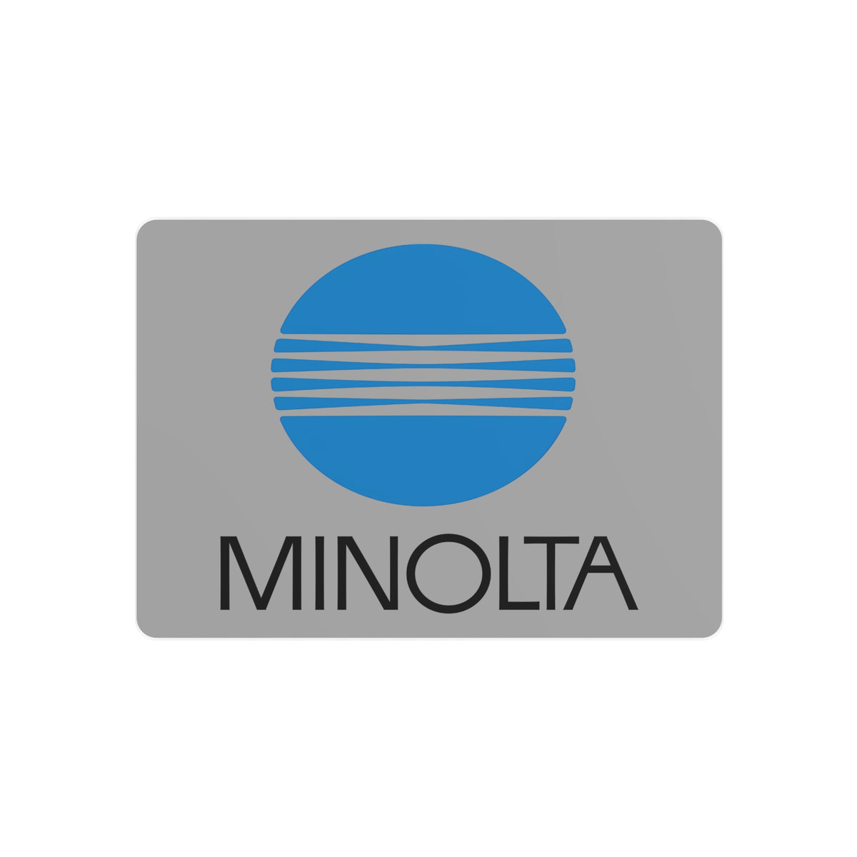 Minolta Metal Sign