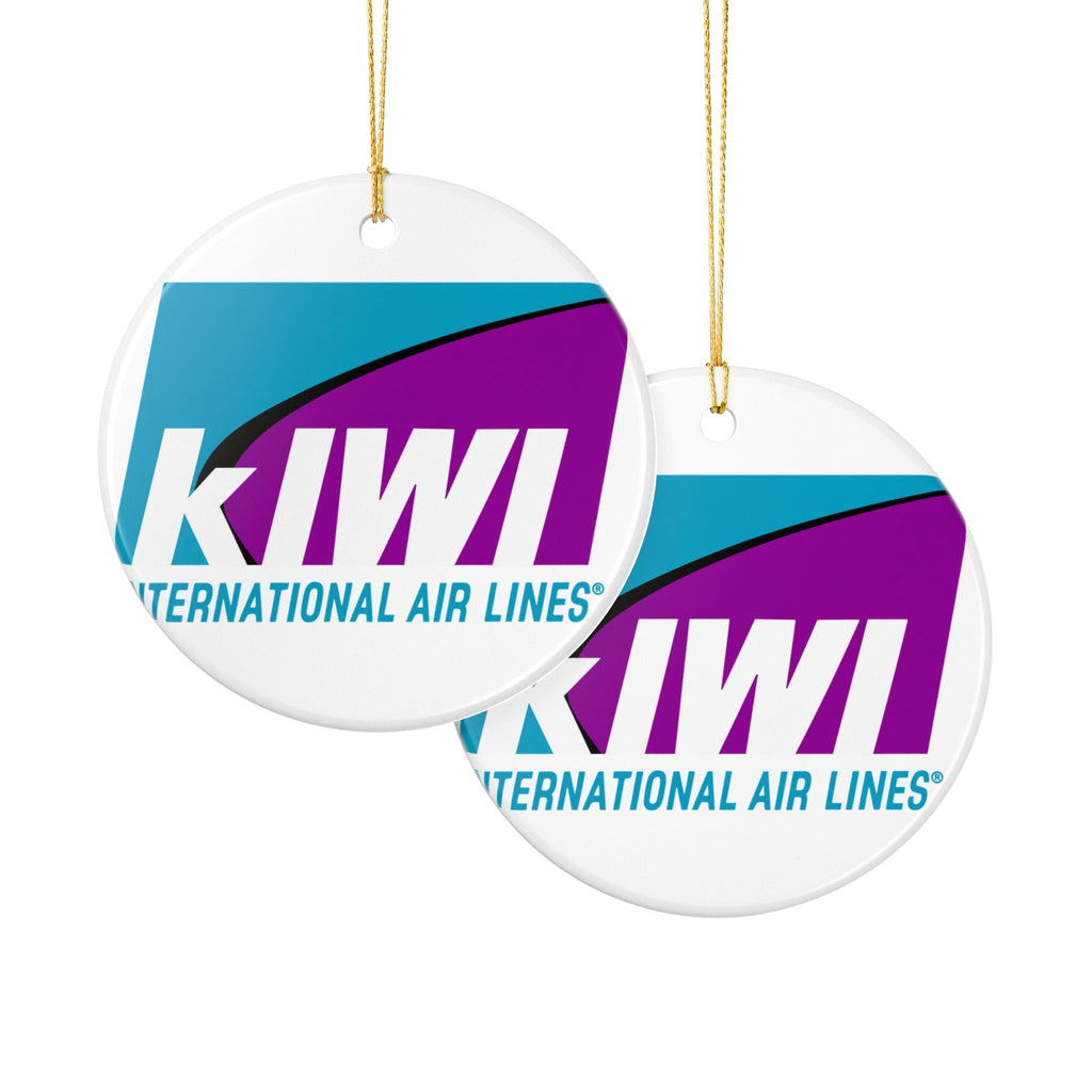Kiwi International Air Lines Ceramic Ornament