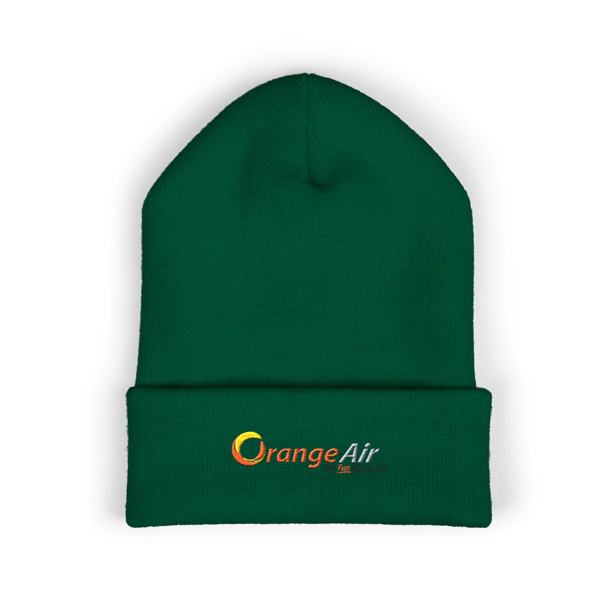 Orange Air Cuffed Beanie