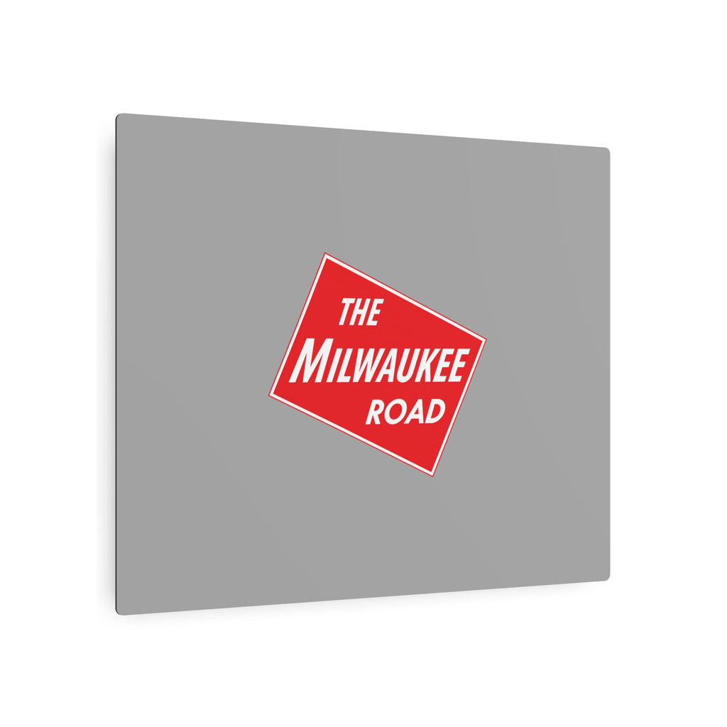 Chicago Milwaukee St. Paul and Pacific Railroad Metal Sign