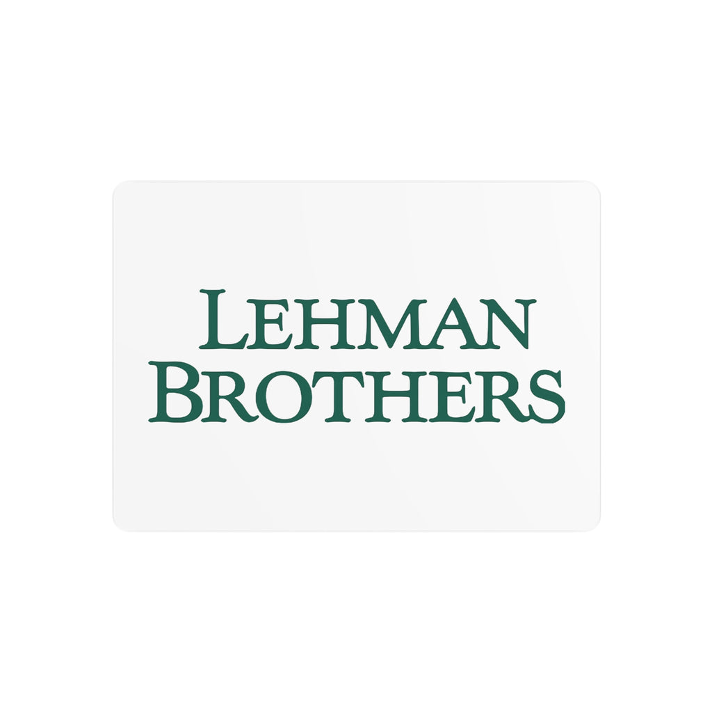 Lehman Brothers Metal Sign