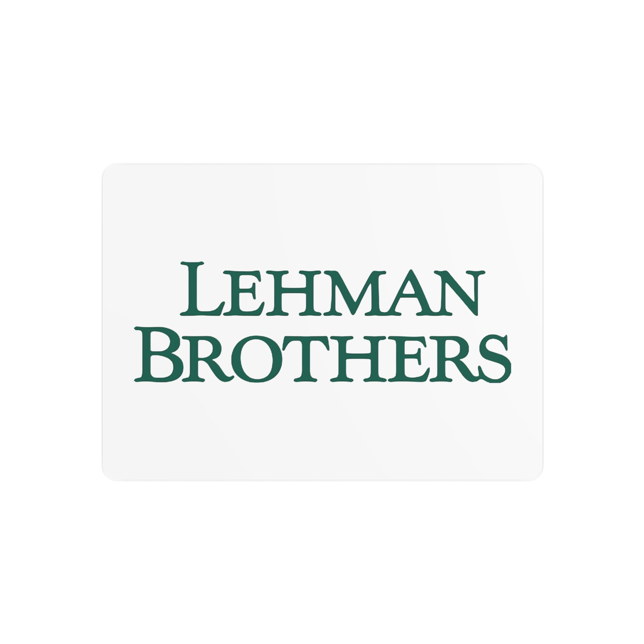 Lehman Brothers Metal Sign